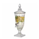 2 Liter Crystal Drink Dispenser with Spigot Vintage