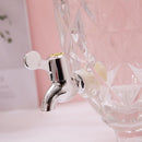 2 Liter Crystal Drink Dispenser with Spigot Vintage