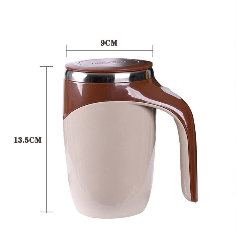 Caneca mixer automatica grande 400ml bule misturador manetico copo jarra