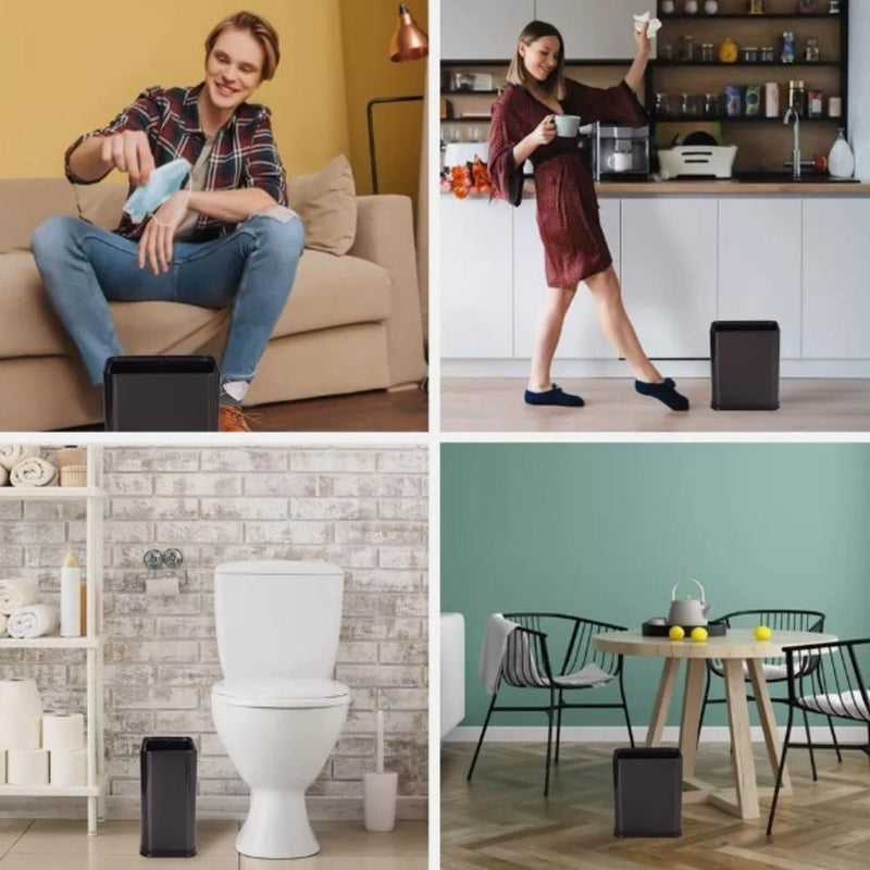 Lixeira de Escritório  10L Sem Tampa para Banheiro e Cozinha