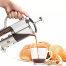 Cafeteira Prensa Francesa 800ML Cremeira em Inox Café em Inóx