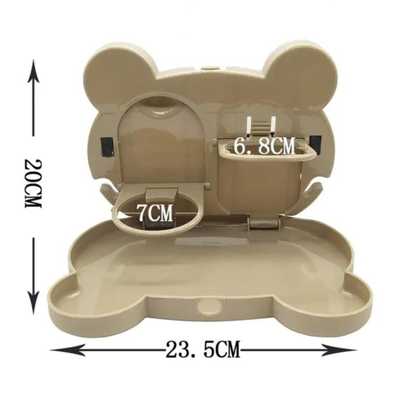 Mesa para carro mesinha bandeja porta copos lata organizador dobravel lanches