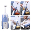 8-in-1 Manual Mandoline Slicer/Chopper, Fruit and Vegetable Processor/Cutter 