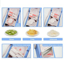 8-in-1 Manual Mandoline Slicer/Chopper, Fruit and Vegetable Processor/Cutter 