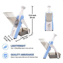 8-in-1 Manual Mandoline Slicer/Chopper, Fruit and Vegetable Processor/Cutter 