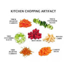 8-in-1 Manual Mandoline Slicer/Chopper, Fruit and Vegetable Processor/Cutter 