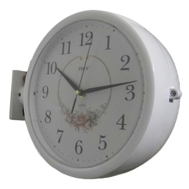 Relógio de Parede Dupla Face – Estação de Trem Vintage Retrô
