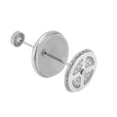 Cafeteira francesa em inox decorada 1 litro prensa chaleira café expresso grande