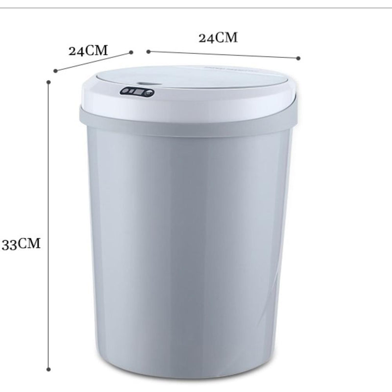 Lixeira Automática Sensor 9L Azul Banheiro Cozinha