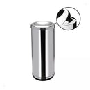 Lixeira Inox Basculante 30L Tampa Giratória Cozinha Banheiro