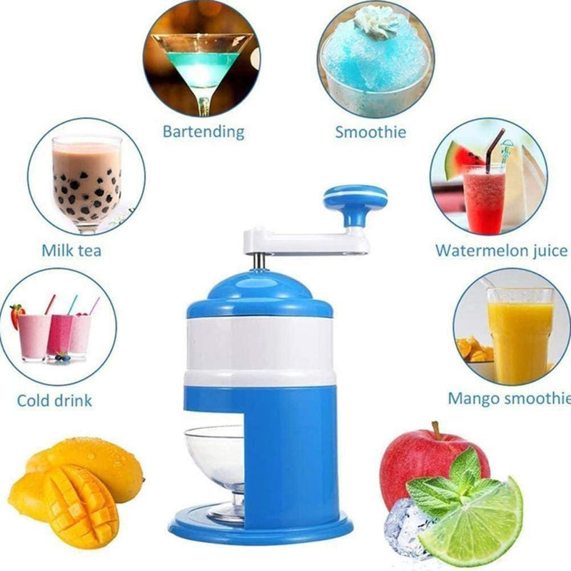 Picador triturador de gelo manual ice crusher caiprinha raspadinha drink