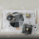 Relógio de Parede 3D 50cm Preto - Luxo e Decoração