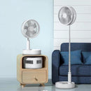 Ventilador mesa chão silencioso dobrável altura ajustável 7200mah retratil recarga