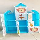 GUARDA ROUPA CASTELO INFANTIL ARMARIO ORGANIZADOR BRINQUEDOS ROUPAS SAPATEIRA 13
