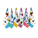 Kit 06 panos de copa felpudos veneza estampas variadas