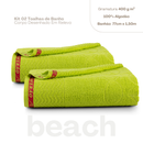 Jogo De 02 Toalhas de Banho Beach Verde