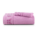 Jogo de toalhas 01 banho e 01 rosto Cindy Rosa