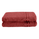 Kit 02 toalhas de banho linea Vermelho Tango