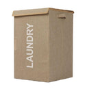 Cesto organizador dobravel lavanderia 60 litros roupa suja banheiro quarto tampa