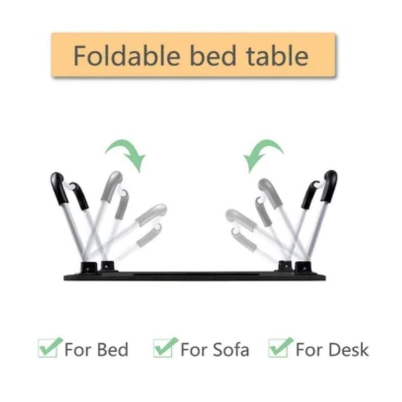 Mesa para Notebook com USB Ventilador e Iluminação Home Office para Cama ou Sofá Dobrável