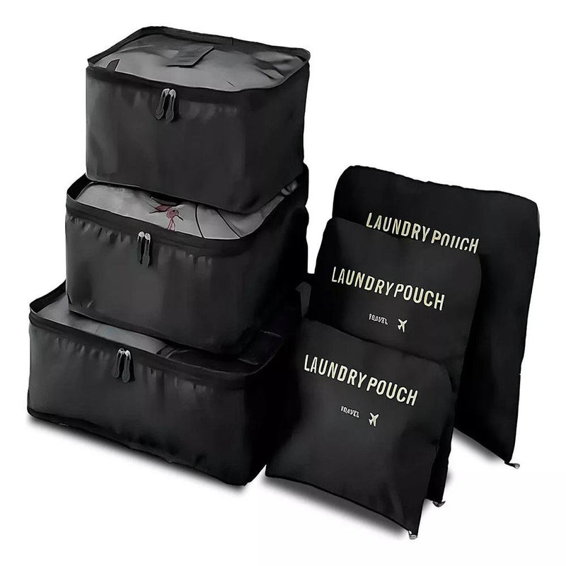 Kit Organizador de Mala 6 Peças - Necessaire e Porta Roupas