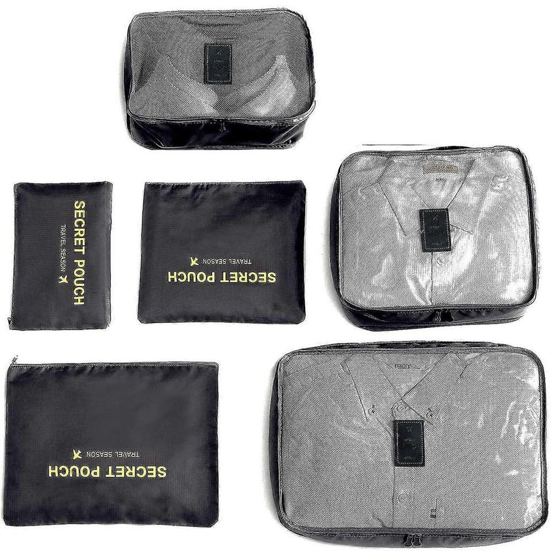 Kit Organizador de Mala 6 Peças - Necessaire e Porta Roupas