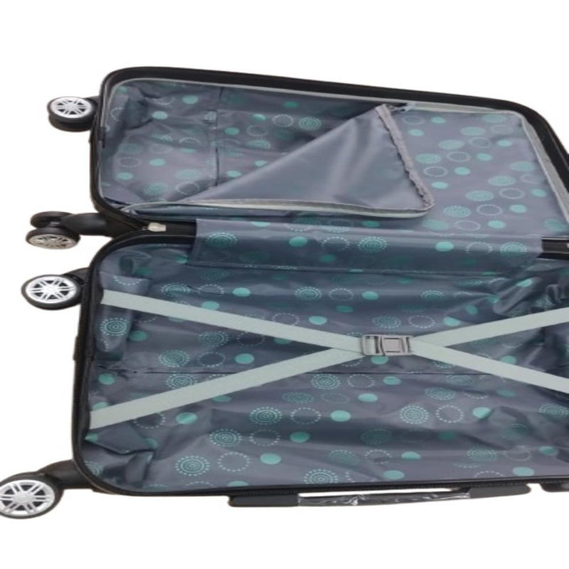 Mala de Viagem Rígida ABS Pequena com Giro 360 e Cadeado