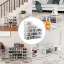 Kit 6 Caixas Empilháveis para Sapatos  Organizador Dobrável Cor:Laranja;Tamanh