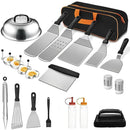 Conjunto de Utensílios Acessórios Ferramentas Churrasqueira Espátulas