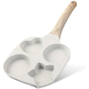 Frigideira Cabo Removível Antiaderente Formas Sol Lua Estrela Coração Ovo Ome