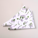 Kit 2 Guardanapos de Tecido Estampado Allegra 2 Peças 35cm x 35cm 100% Poliést