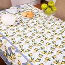 Toalha de Mesa Estampada Allegra 1 Peça 8 Lugares 100% Poliéster - Limão (VED