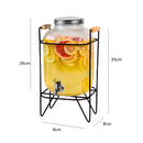 Suqueira de Vidro 5 Litros com Suporte de Metal