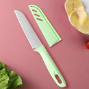 Kit 4 Peças Cozinha Tábua Faca Tesoura Descascador Luatek LCC-2313