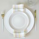 Kit 2 Guardanapos de Tecido Estampa Digital Páscoa 35cm x 35cm 100% Poliéster