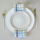 Kit 2 Guardanapos de Tecido Estampa Digital Páscoa 35cm x 35cm 100% Poliéster