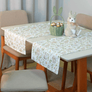 Caminho de Mesa Estampa Digital Páscoa 1 Peça 1,30m x 40cm 100% Poliéster Tec