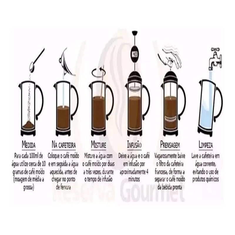 CAFETEIRA FRANCESA EM INOX DECORADA PRENSA CHALEIRA EM VIDRO CREMEIRA BULE FRENC