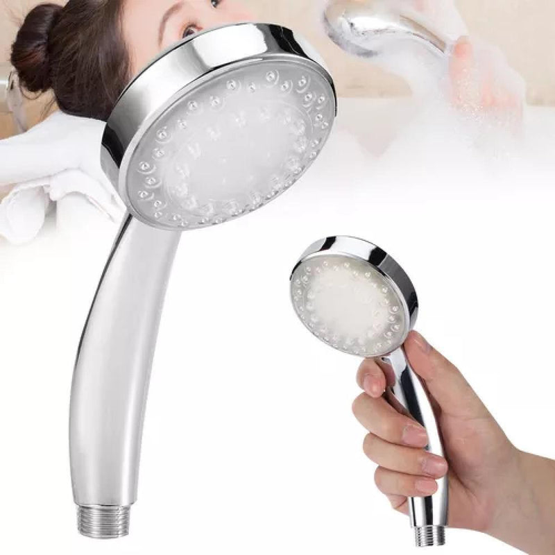 DUCHA CHUVEIRO LED CROMOTERAPIA SENSOR DE TEMPERATURAMULTI CORES RGB PARA BANHEI