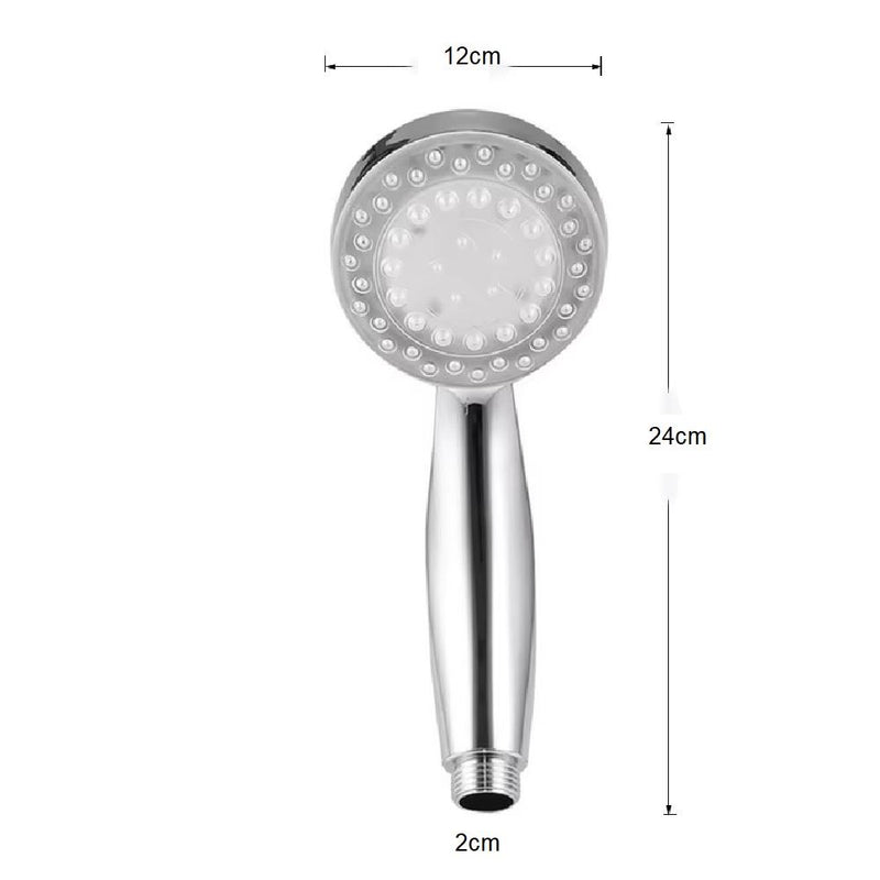DUCHA CHUVEIRO LED CROMOTERAPIA SENSOR DE TEMPERATURAMULTI CORES RGB PARA BANHEI