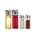 GALHETEIRO VIDRO DE MESA 5 PECAS SUPORTE KIT AZEITE VINAGRE SAL TEMPERO COZINHA