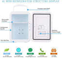GELADEIRA MINI REFRIGERADOR AQUECEDOR CASA CARRO SKIN CARE MAQUIAGEM COSMETICOS