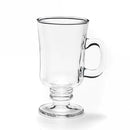 KIT 6 CANECA CAPPUCCINO ROYAL XICARA DE VIDRO TACA ALTA CAFE CHOCOLATE DOLCE GUS