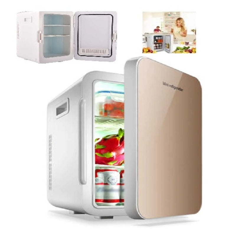 MINI GELADEIRA FRIGOBAR PORTATIL 20L REFRIGERADOR 2 EM 1 AQUECE MULTIUSO BARCO C