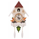 RELOGIO CUCO CLASSICO PENDULO MUSICAL ESTILO MADEIRA PASSARO BRANCO LUXO DESIGN