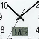 RELOGIO PAREDE COMPLETO TERMOMETRO DIGITAL CALENDARIO DESPERTADOR ESCRITORIO SAL