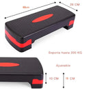 STEP AEROBICO PLATAFORMA DE EXERCICIOS REGULAVEL COM ALTURA REGULAVEL ACADEMIA E