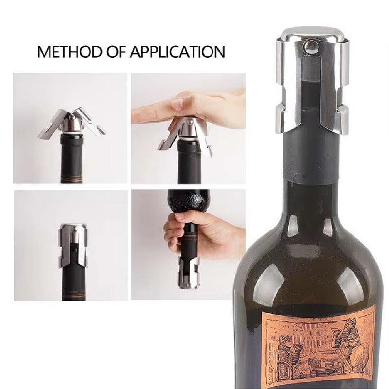 TAMPA ROLHA VINHO CHAMPANHE ESPUMANTE BOMBA DE PRESSAO SELADORA GARRAFA A VACUO