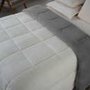 Coberdrom Cobertor Dupla Face 1 Peça Queen Manta Soft e Sherpa de Carneiro - Ci