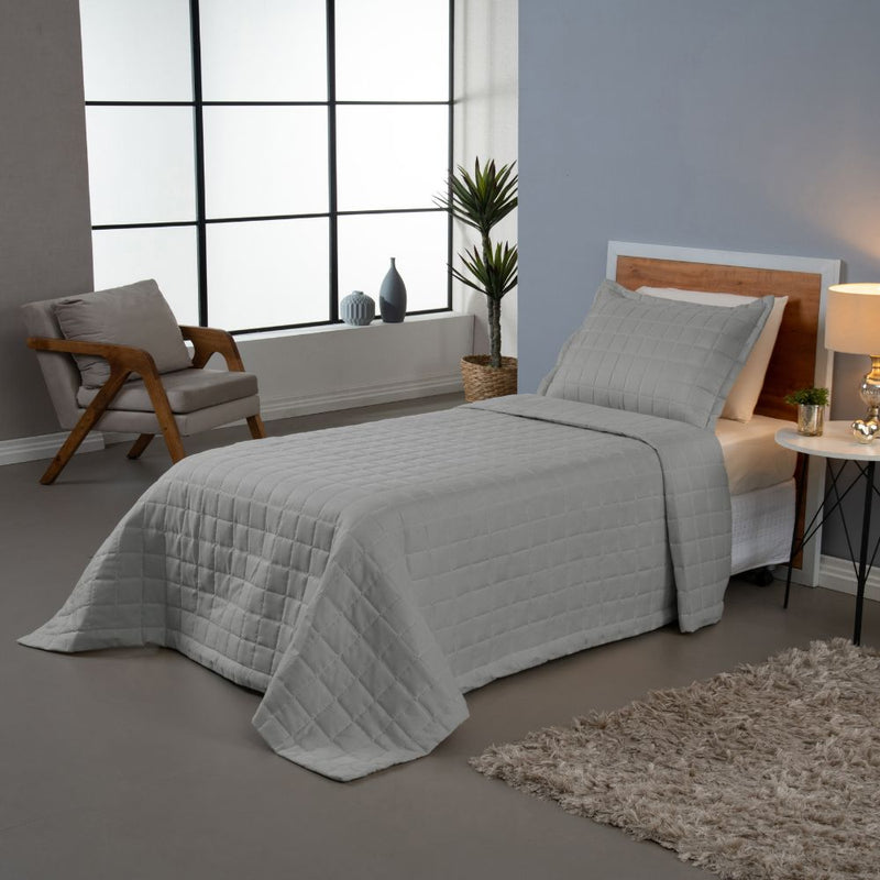 Kit Cobre Leito Matelado Dupla Face Soft 2 Peças Solteiro 100% Poliéster